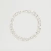 Embossed hoop earrings